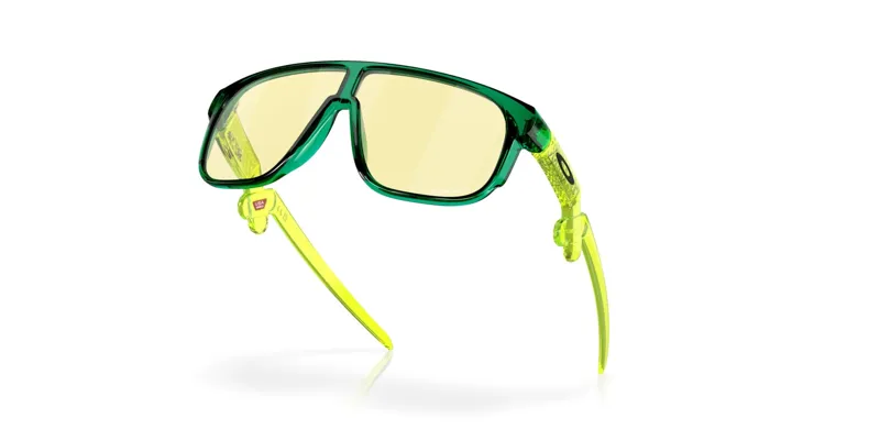 Oakley Junior Inverter Sunglasses - Crystal Green/Prizm Gaming Mirror-7