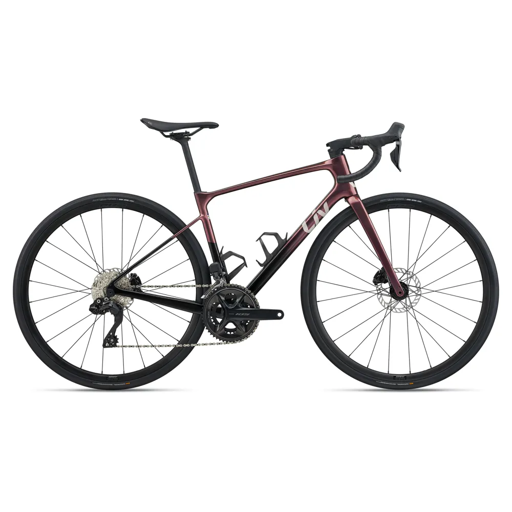uPRISE Bikes Liv Avail Advanced 1 2025 Women's Carbon Endurance Road Bike - Rose | Price match, 365 day return s, 18-Month Warranty, Finance Available & Free UK Delivery