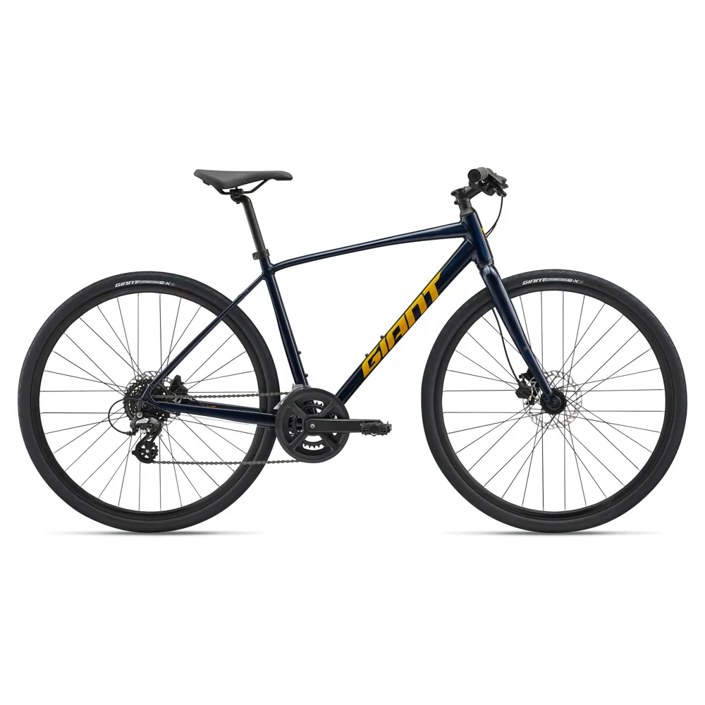 uPRISE Bikes Giant Escape 3 Disc 2026 Hybrid Bike - Ultra Navy | Price match, 365 day return s, 18-Month Warranty, Finance Available & Free UK Delivery