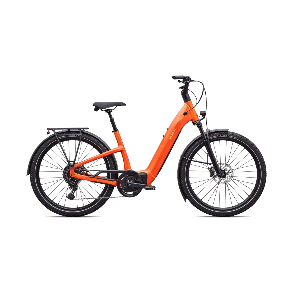 uPRISE Bikes Specialized Turbo Como 4.0 2027 Electric Hybrid Bike - Tangerine | Price match, 365 day returns, 18-Month Warranty, Finance Available & Free UK Delivery