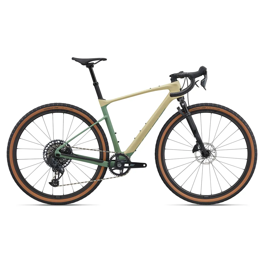 uPRISE Bikes Giant Revolt X Advanced Pro 1 2026 Gravel Road Bike - Pale Olive | Price match, 365 day return s, 18-Month Warranty, Finance Available & Free UK Delivery