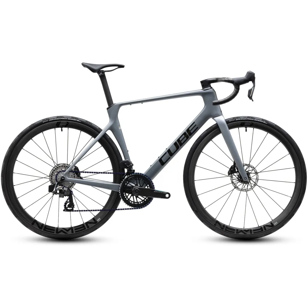 uPRISE Bikes Cube Agree C:62 SLX 2027 Carbon Road Bike - Slategrey/Chrome | Price match, 365 day returns, 18-Month Warranty, Finance Available & Free UK Delivery