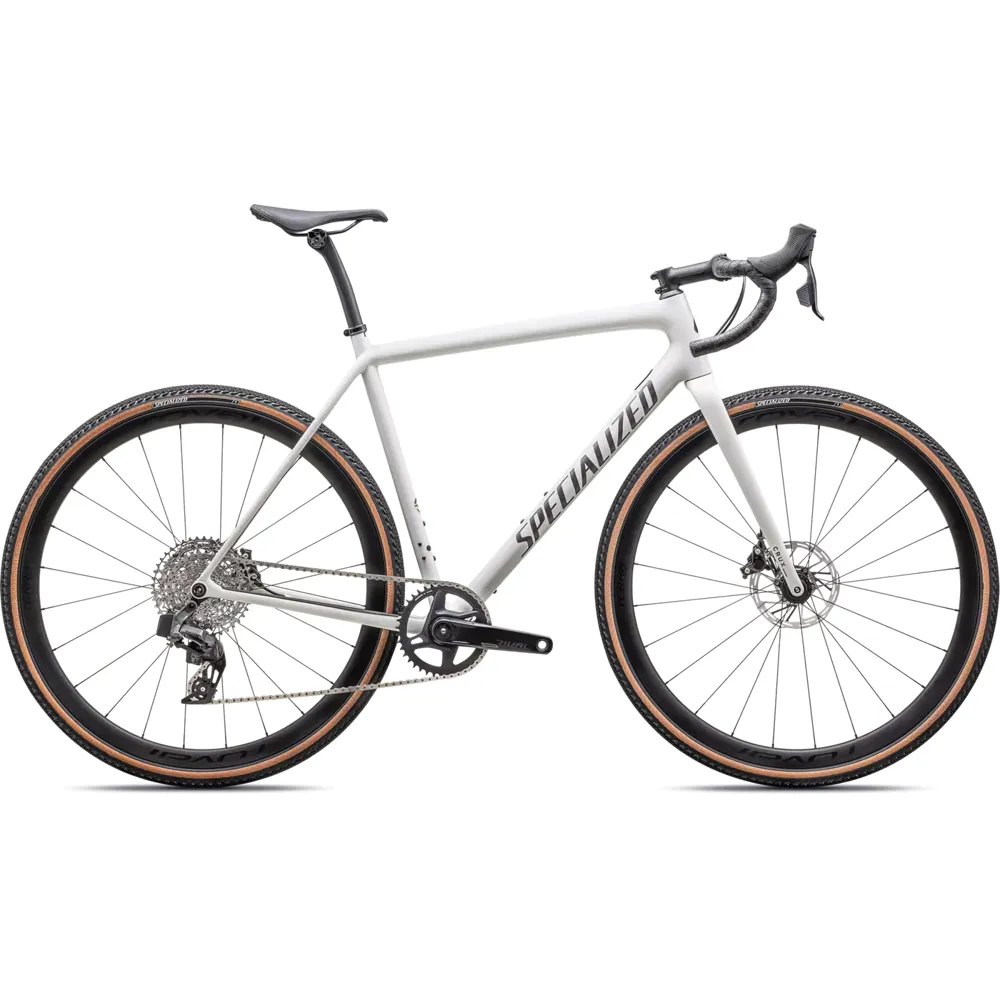 uPRISE Bikes Specialized Crux Expert 2025 Gravel Road Bike - Dune White/Smoke | Price match, 365 day return s, 18-Month Warranty, Finance Available & Free UK Delivery