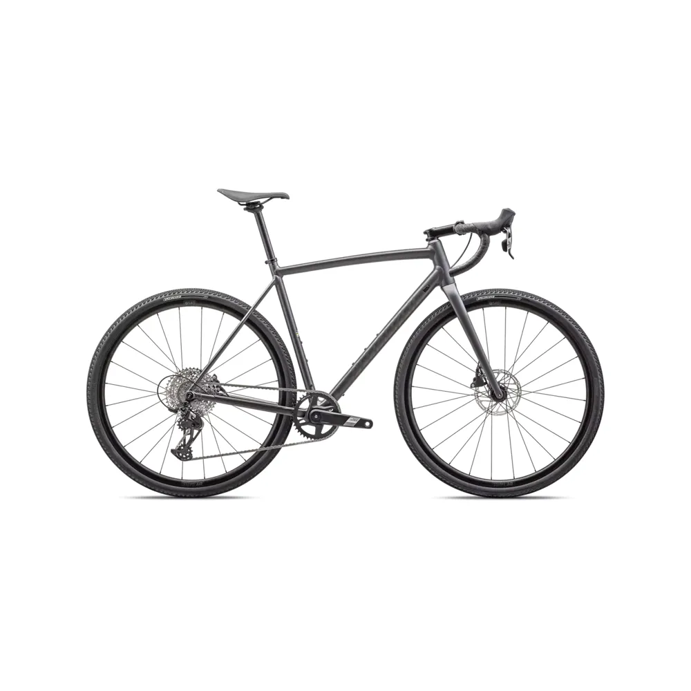 uPRISE Bikes Specialized Crux DSW Comp 2025 Gravel Road Bike - Smoke/Oak Green | Price match, 365 day return s, 18-Month Warranty, Finance Available & Free UK Delivery