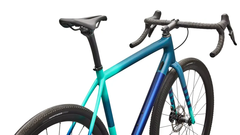 Specialized Crux Expert 2026 Carbon Gravel Road Bike - Grey Blue/Lagoon-3
