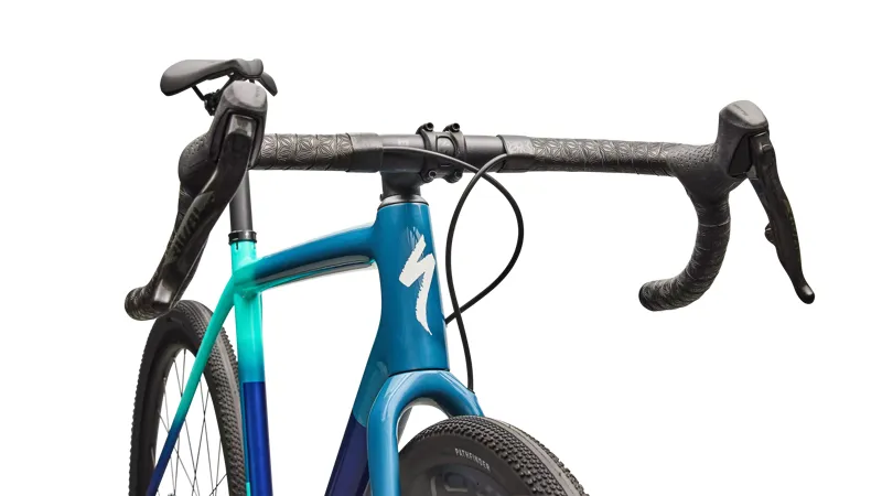 Specialized Crux Expert 2026 Carbon Gravel Road Bike - Grey Blue/Lagoon-4