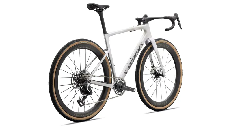 Specialized S-Works Crux 5 SRAM RED XPLR 2027 Carbon Gravel Road Bike - Silver Dust-2