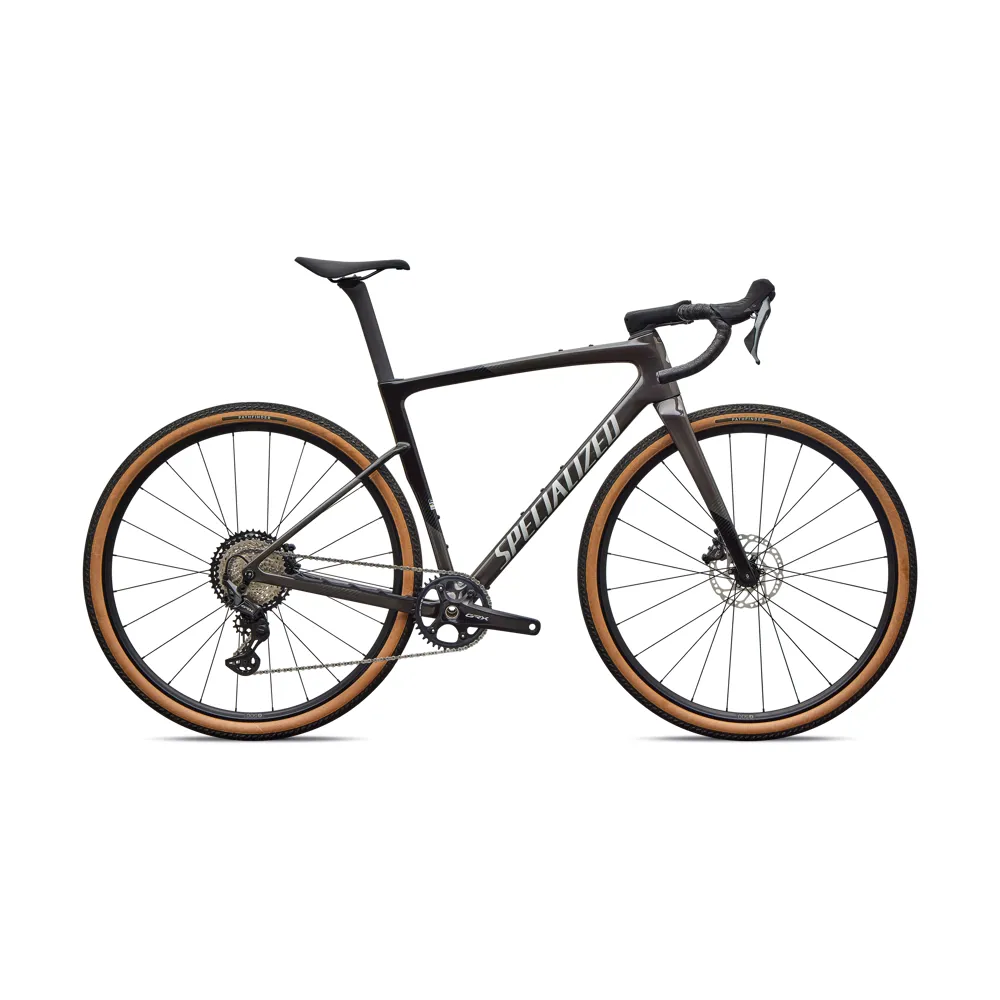 uPRISE Bikes Specialized Crux 5 Sport 2027 Carbon Gravel Road Bike - Silver Smoke | Price match, 365 day returns, 18-Month Warranty, Finance Available & Free UK Delivery