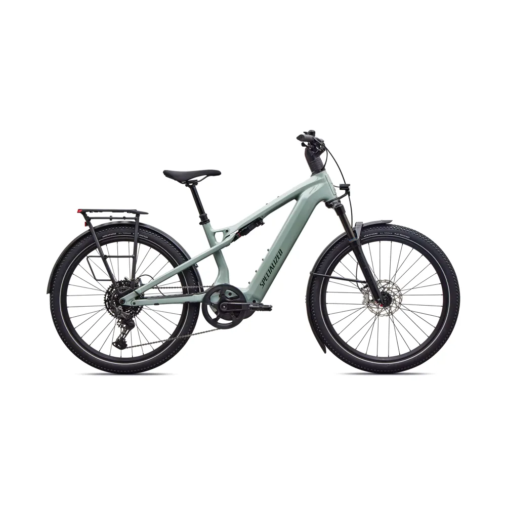 uPRISE Bikes Specialized Turbo Vado 3 X 4.0 2027 Electric Hybrid Bike - Agave Grey/Oak Green | Price match, 365 day returns, 18-Month Warranty, Finance Available & Free UK Delivery