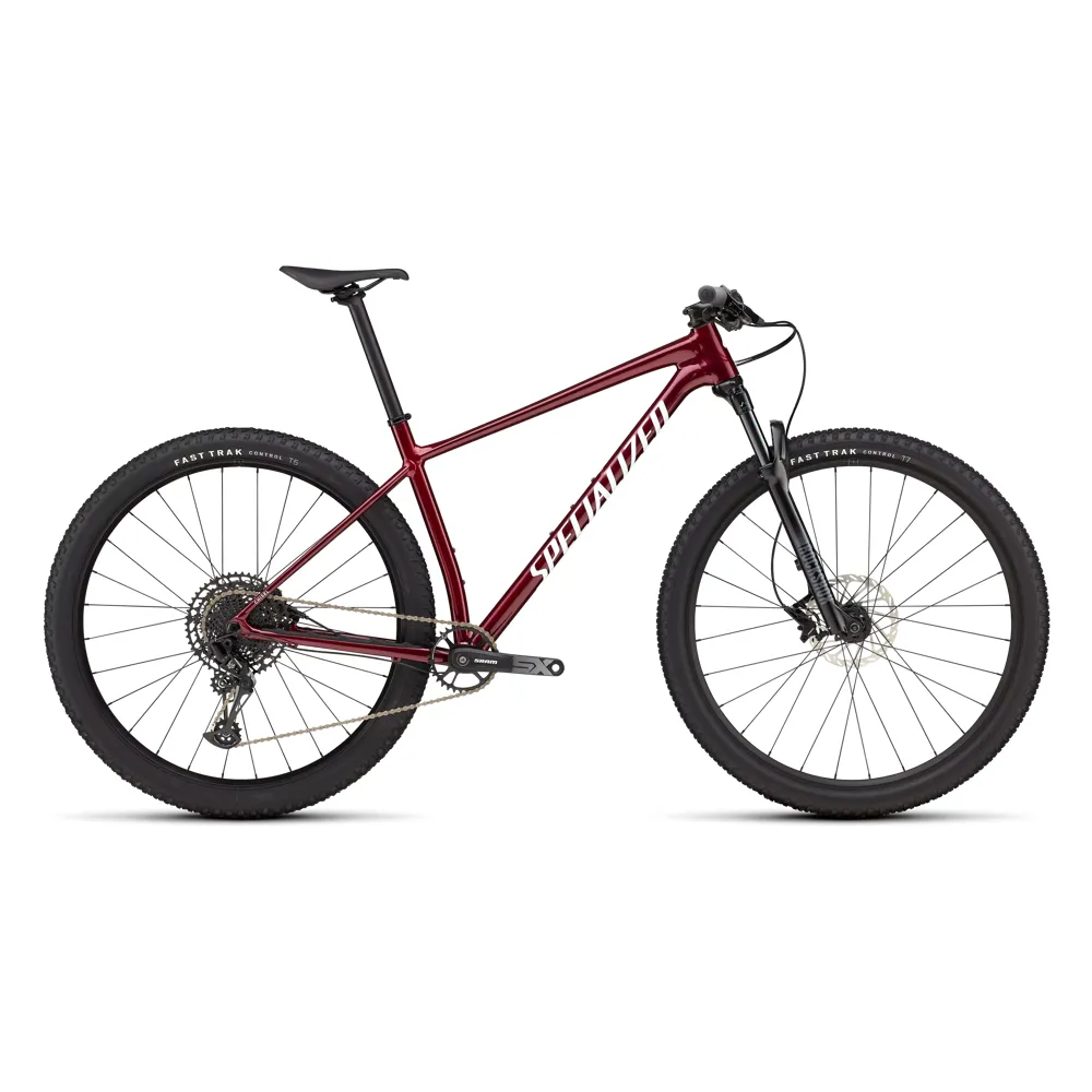 uPRISE Bikes Specialized Chisel 29er 2025 Hardtail Mountain Bike - Maroon/White | Price match, 365 day return s, 18-Month Warranty, Finance Available & Free UK Delivery
