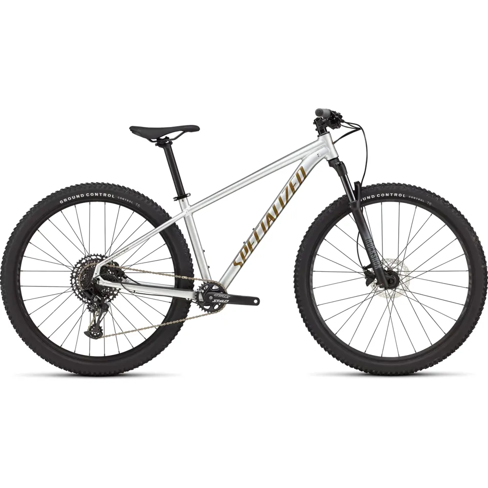 uPRISE Bikes Specialized Rockhopper Expert 27.5/29er 2025 Hardtail MTB - Silver Dust | Price match, 365 day return s, 18-Month Warranty, Finance Available & Free UK Delivery