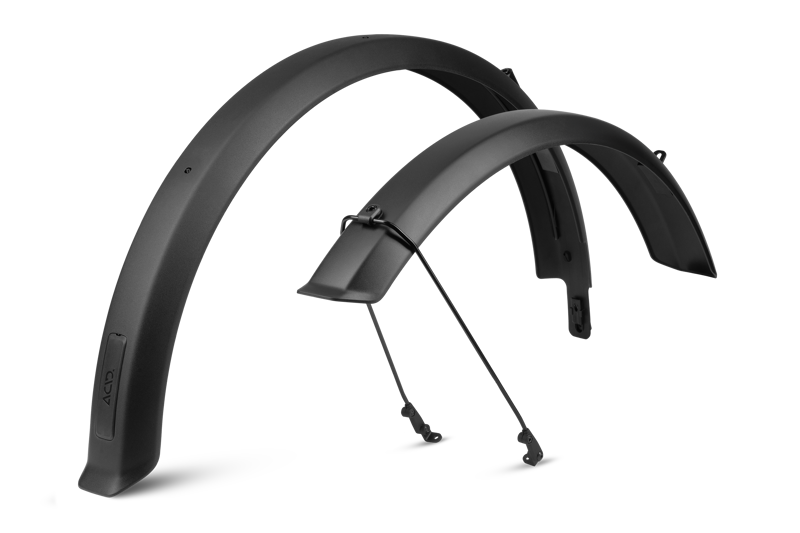 Cube Acid Sic 2.0 64 28 Inch BB Mount Mudguard Set - Black