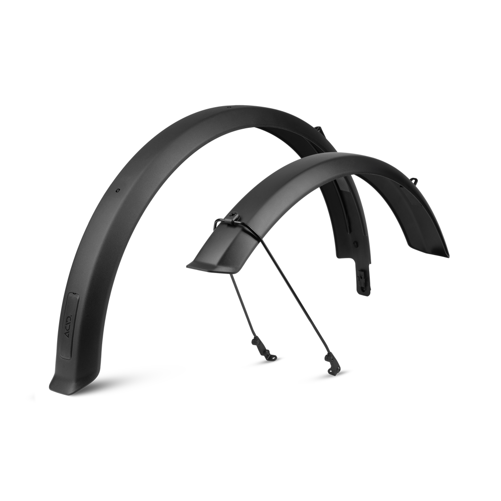 uPRISE Bikes Cube Acid Sic 2.0 64 28 Inch BB Mount Mudguard Set - Black | Price match, 365 day returns, 18-Month Warranty, Finance Available & Free UK Delivery