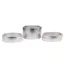 Burgtec Stem Spacers - Rhodium Silver