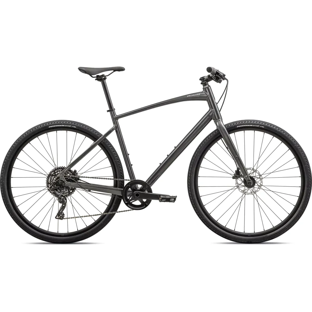 uPRISE Bikes Specialized Sirrus X 3.0 2024 Hybrid Bike - Smoke/Dune White | Price match, 365 day return s, 18-Month Warranty, Finance Available & Free UK Delivery