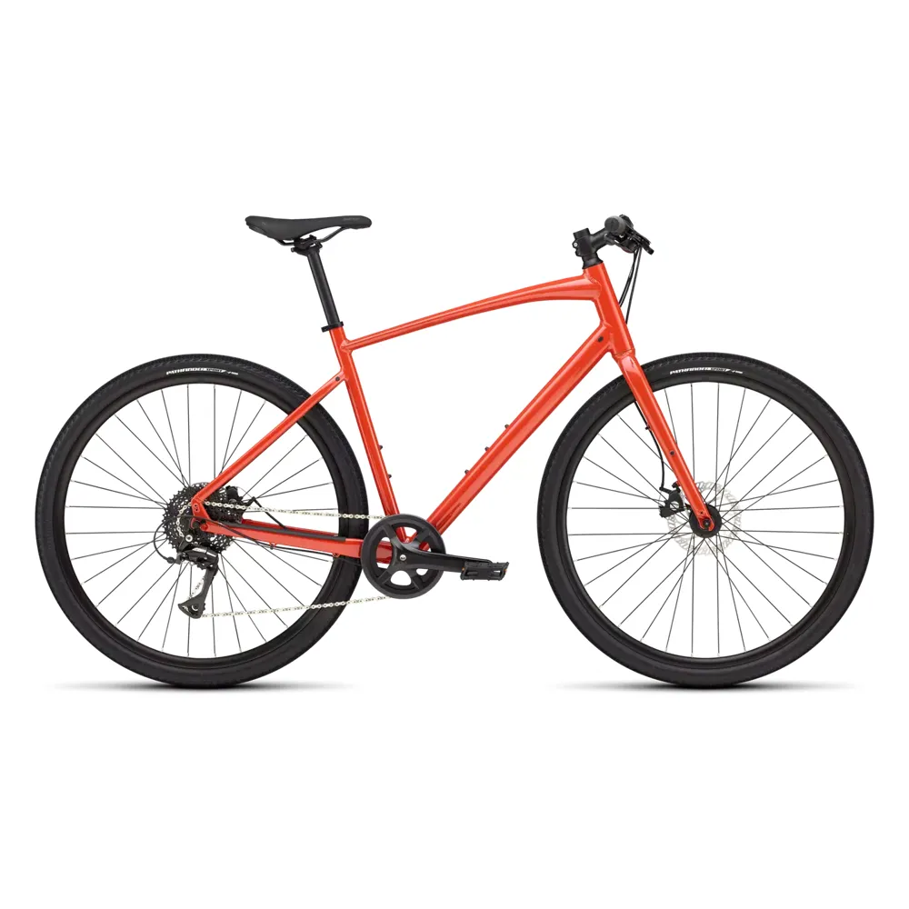 uPRISE Bikes Specialized Sirrus X 1.0 2025 Hybrid Bike - Orange/Redwood | Price match, 365 day return s, 18-Month Warranty, Finance Available & Free UK Delivery