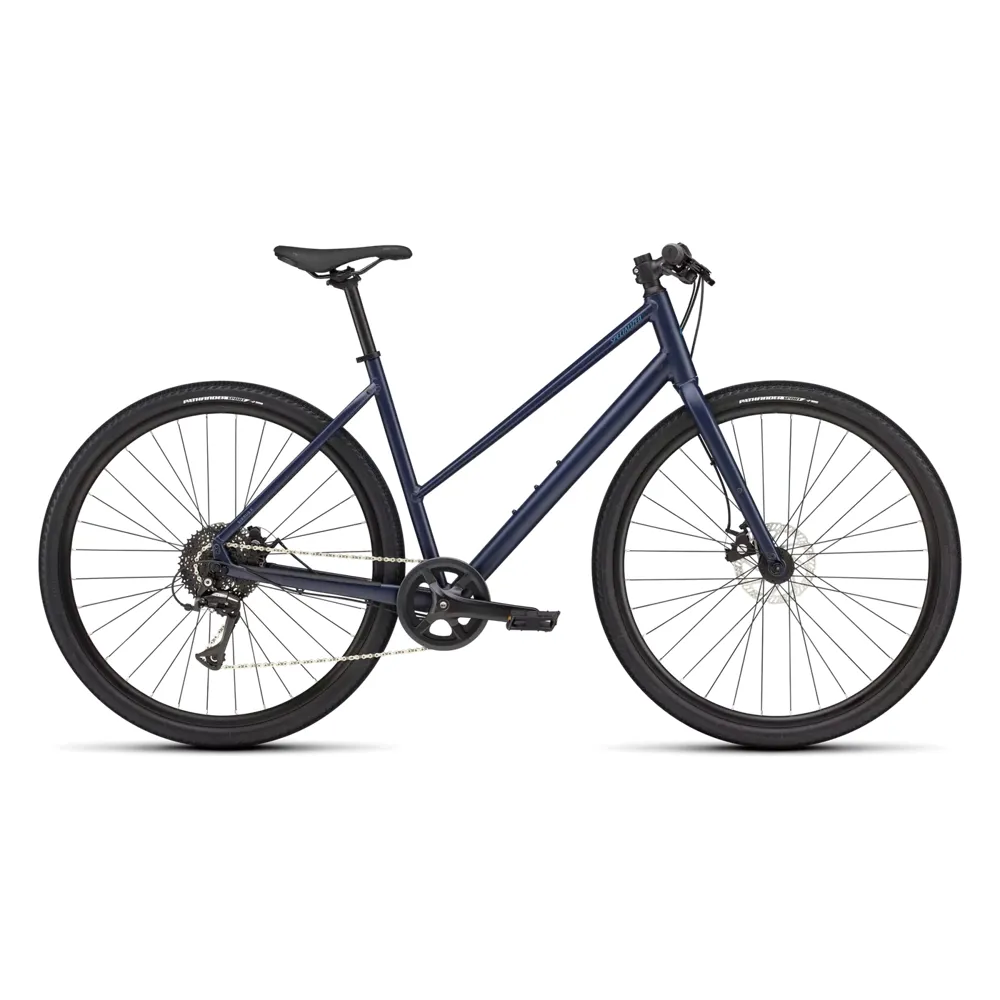 uPRISE Bikes Specialized Sirrus X 1.0 Step-Through 2025 Women's Hybrid Bike - Deep Marine | Price match, 365 day return s, 18-Month Warranty, Finance Available & Free UK Delivery
