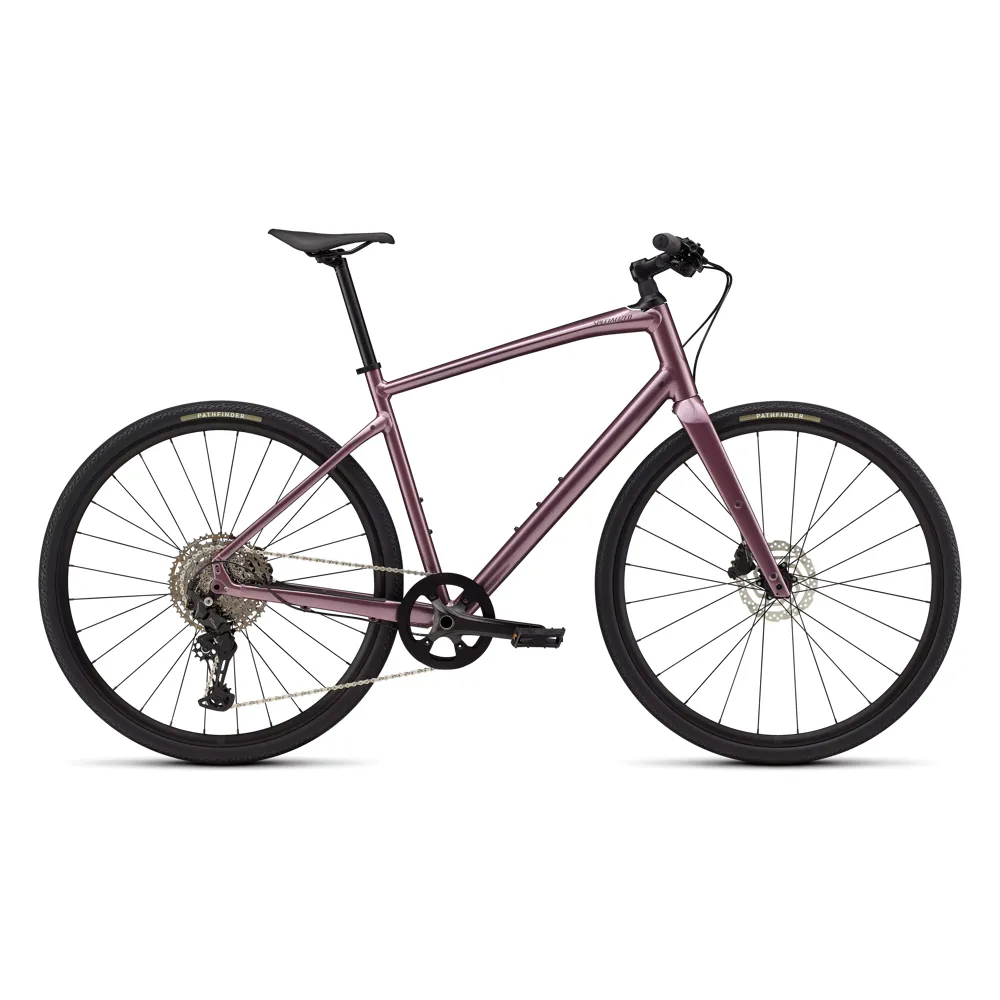 uPRISE Bikes Specialized Sirrus X 4.0 2026 Hybrid Bike - Quartz/Bordeaux Frost | Price match, 365 day return s, 18-Month Warranty, Finance Available & Free UK Delivery