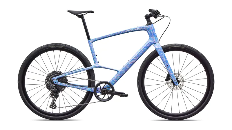 Specialized Sirrus X 5.0 2027 Carbon Hybrid Bike - Dry Sky Blue/Oasis