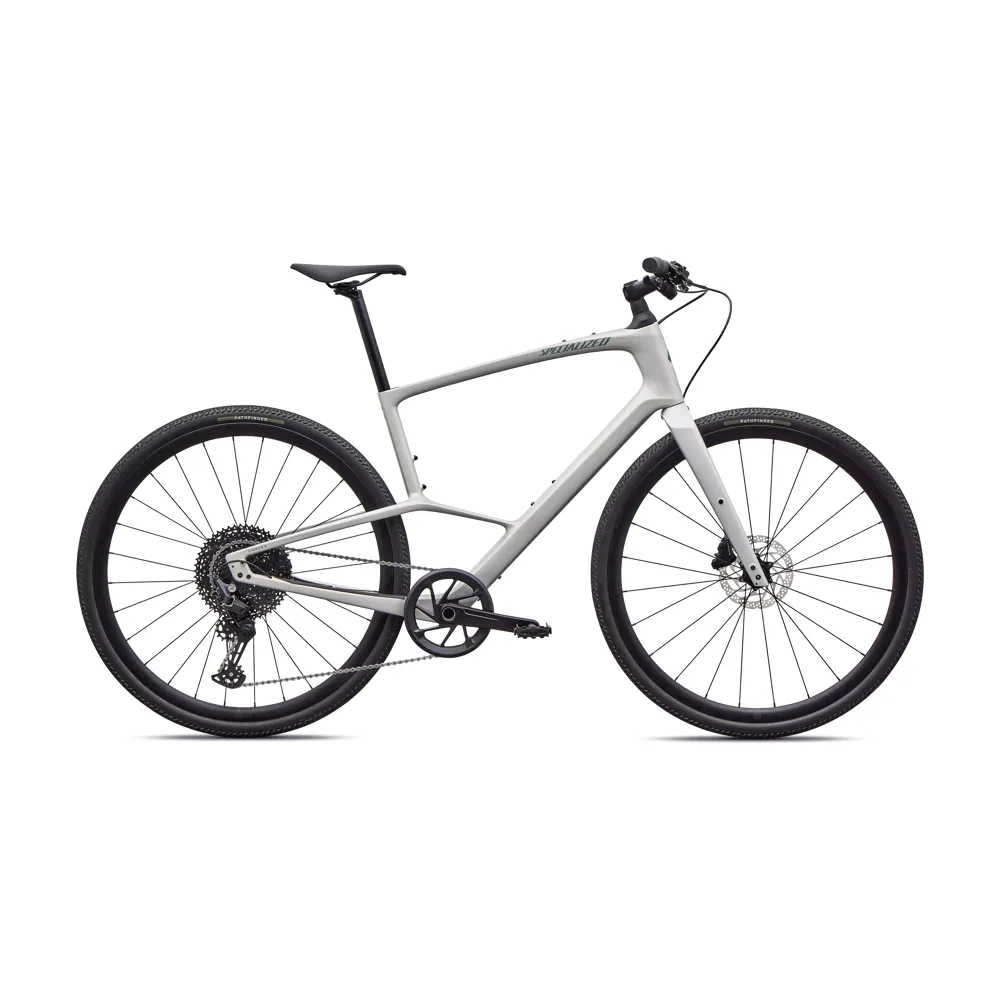 uPRISE Bikes Specialized Sirrus X 5.0 2027 Carbon Hybrid Bike - Dolomite/Fjord Frost | Price match, 365 day returns, 18-Month Warranty, Finance Available & Free UK Delivery