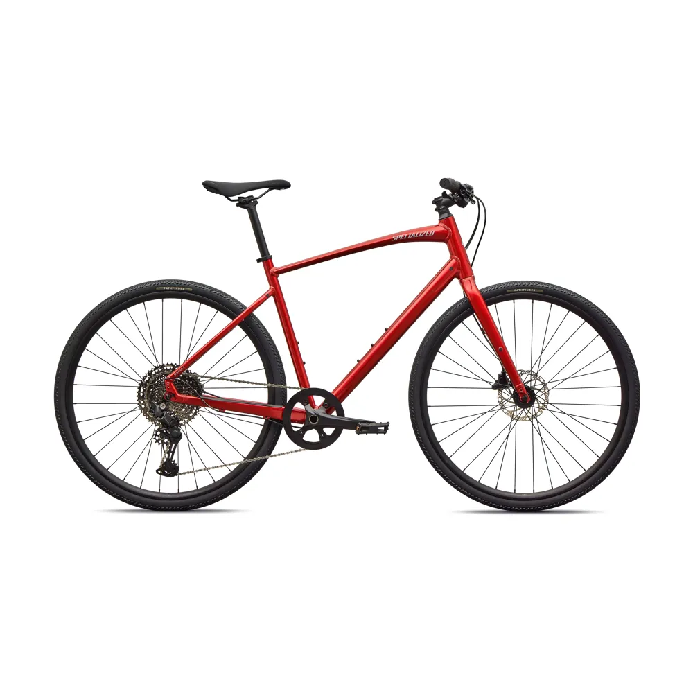 uPRISE Bikes Specialized Sirrus X 3.0 2027 Hybrid Bike - Gloss Cayenne/Dolomite | Price match, 365 day returns, 18-Month Warranty, Finance Available & Free UK Delivery