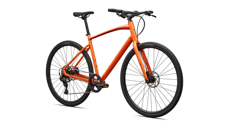 Specialized Sirrus X 2.0 2027 Hybrid Bike - Tangerine/Shadow Silver Frost-1