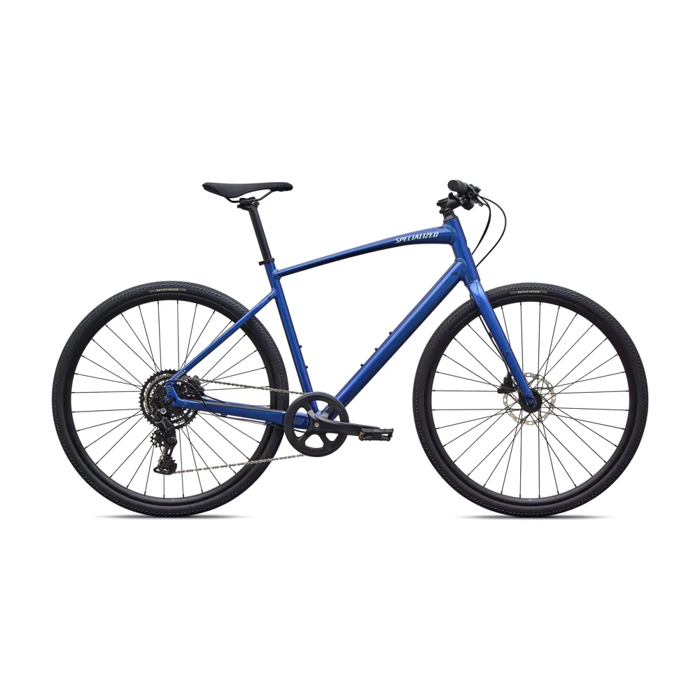 uPRISE Bikes Specialized Sirrus X 2.0 2027 Hybrid Bike - Pacific Blue/White | Price match, 365 day returns, 18-Month Warranty, Finance Available & Free UK Delivery