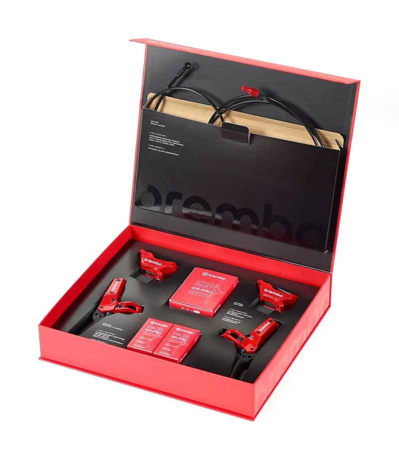 Brembo Racing GR-PRO Disc Brake Set - Red-2