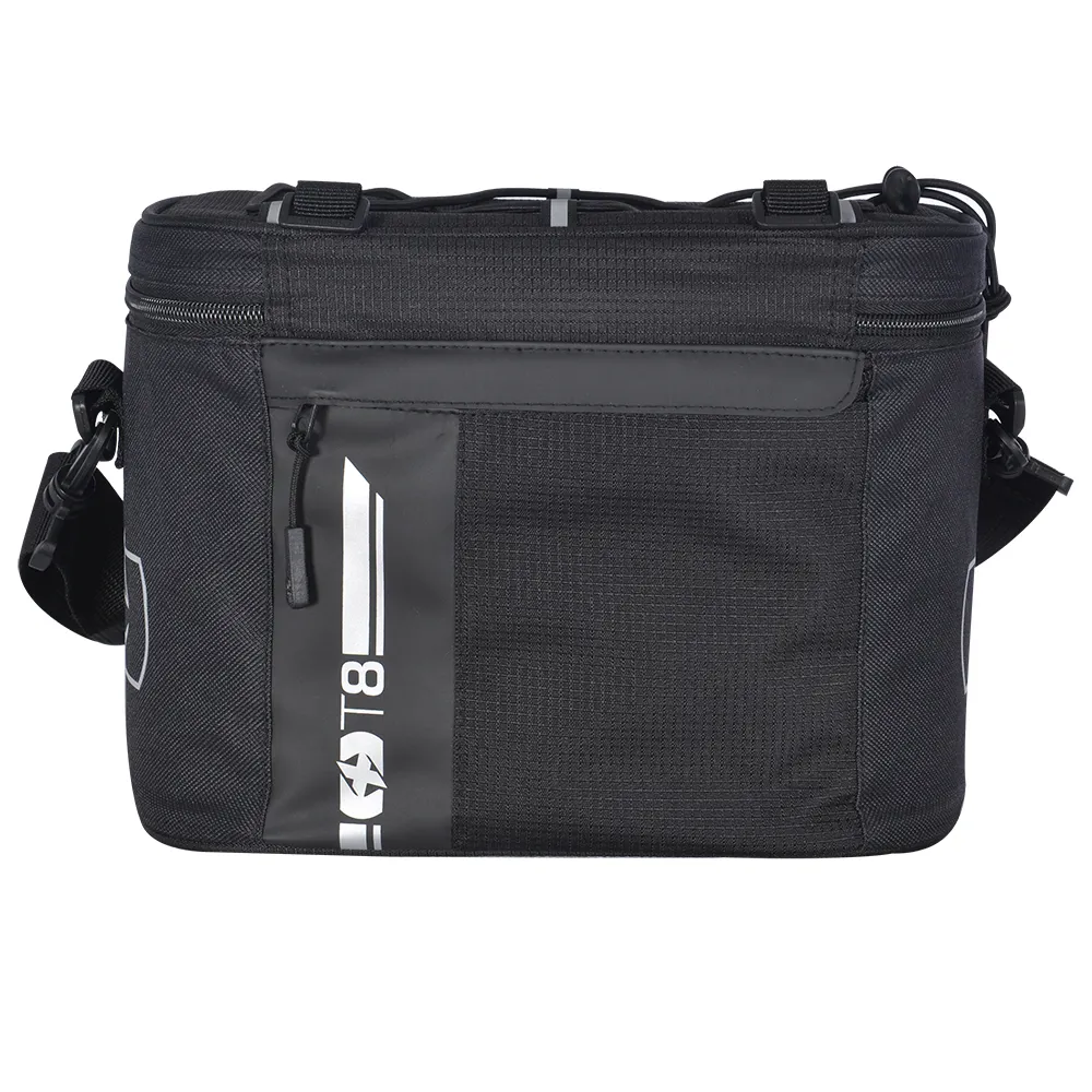 uPRISE Bikes Oxford T8 Handlebar Bag - Black | Price match, 365 day return s, 18-Month Warranty, Finance Available & Free UK Delivery
