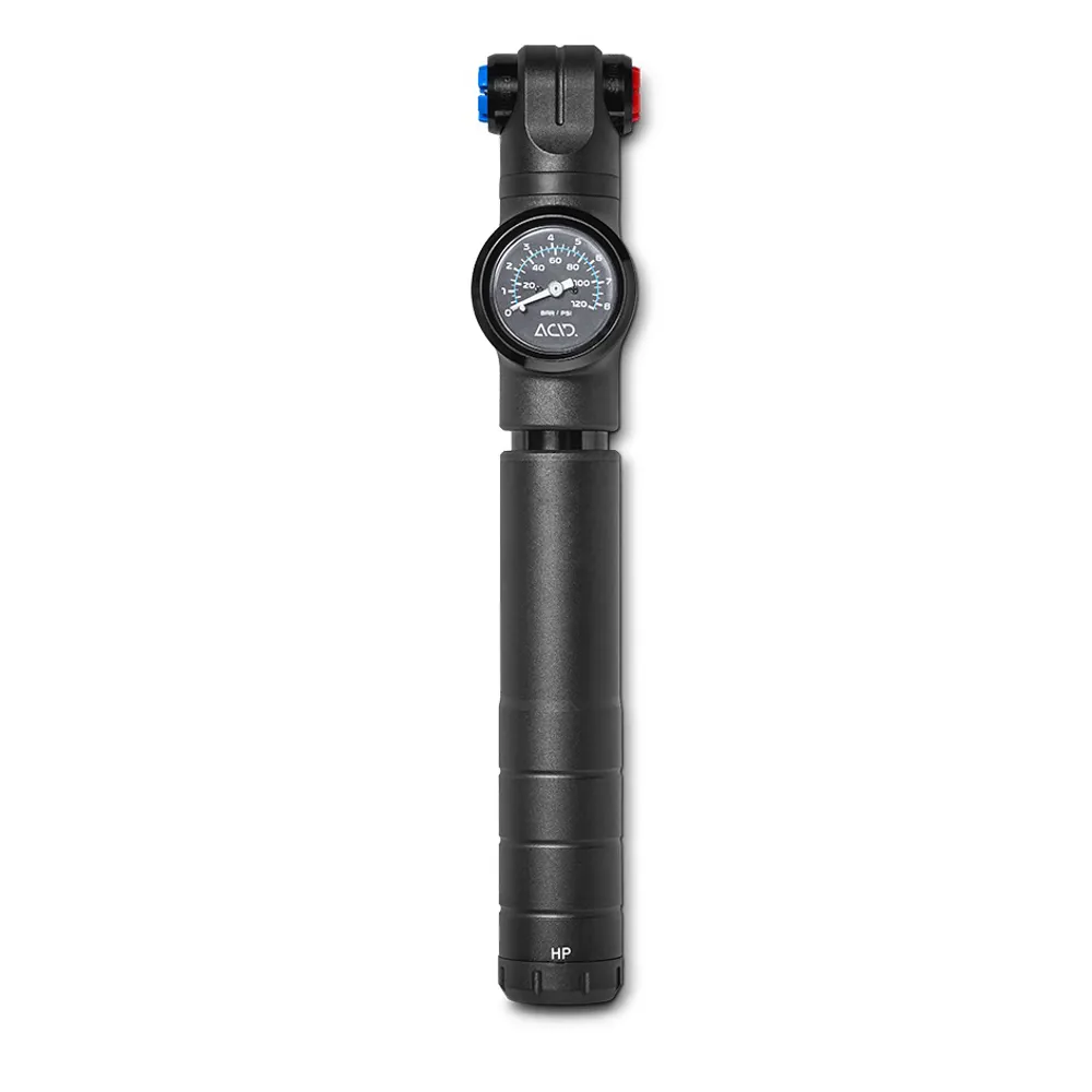 uPRISE Bikes Cube Acid Race Dual Mini Pump - Black | Price match, 365 day return s, 18-Month Warranty, Finance Available & Free UK Delivery