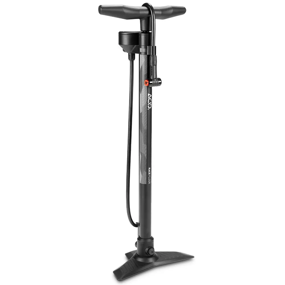 uPRISE Bikes Cube Acid Race Floor Pump - Black | Price match, 365 day return s, 18-Month Warranty, Finance Available & Free UK Delivery