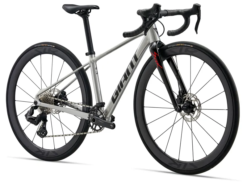 Giant Seek 1 2026 Kids Road Bike - Raw Aluminum-1