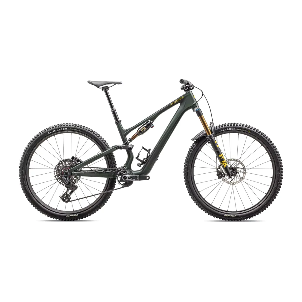 uPRISE Bikes Specialized Stumpjumper 15 Pro 2025 Full Suspension MTB - Green Tint/Metal | Price match, 365 day return s, 18-Month Warranty, Finance Available & Free UK Delivery