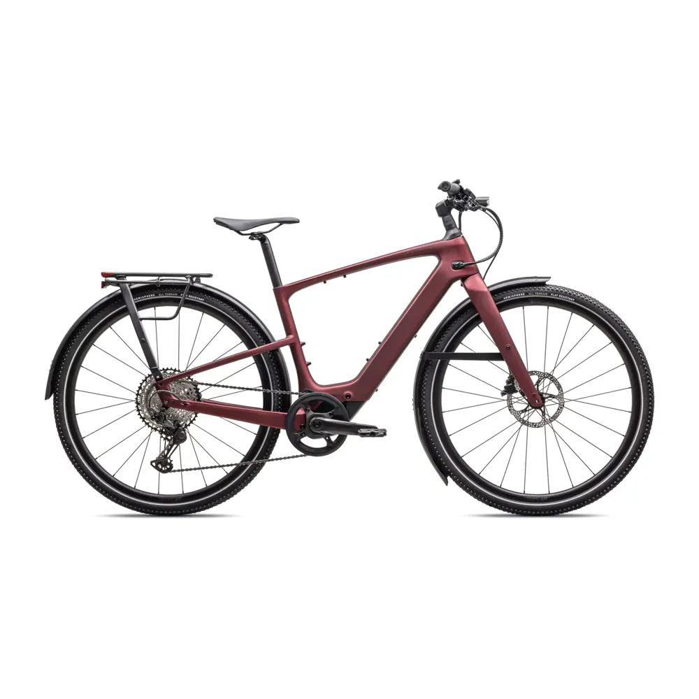 uPRISE Bikes Specialized Turbo Vado SL 2 6.0 EQ Carbon 2025 Electric Hybrid Bike - Red Sky | Price match, 365 day returns, 18-Month Warranty, Finance Available & Free UK Delivery