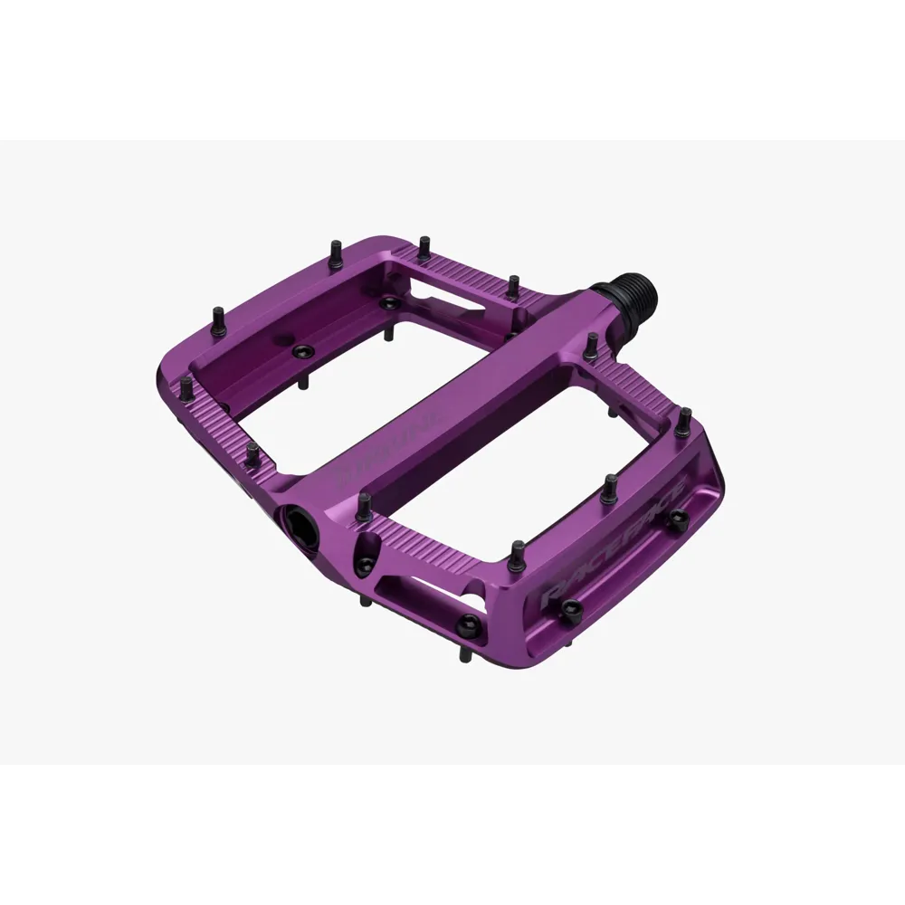 uPRISE Bikes Race Face Turbine MTB Pedals - Purple | Price match, 365 day return s, 18-Month Warranty, Finance Available & Free UK Delivery