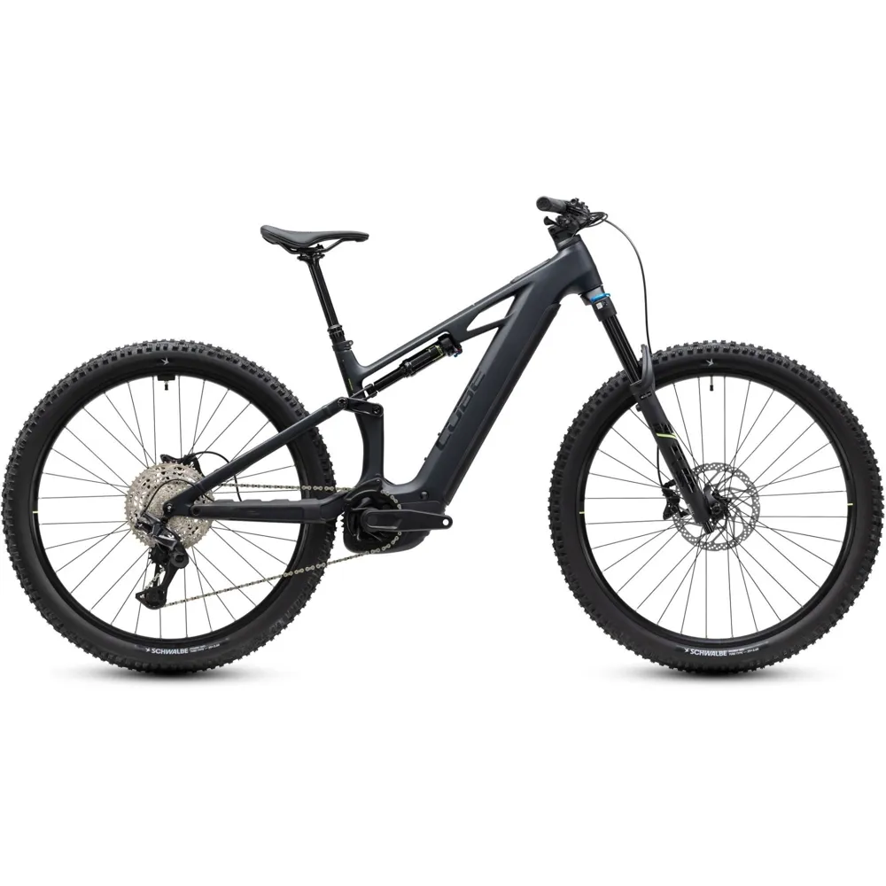 uPRISE Bikes Cube Stereo Hybrid One44 HPC Race 800wh 2027 Electric MTB - Coal/Green | Price match, 365 day returns, 18-Month Warranty, Finance Available & Free UK Delivery
