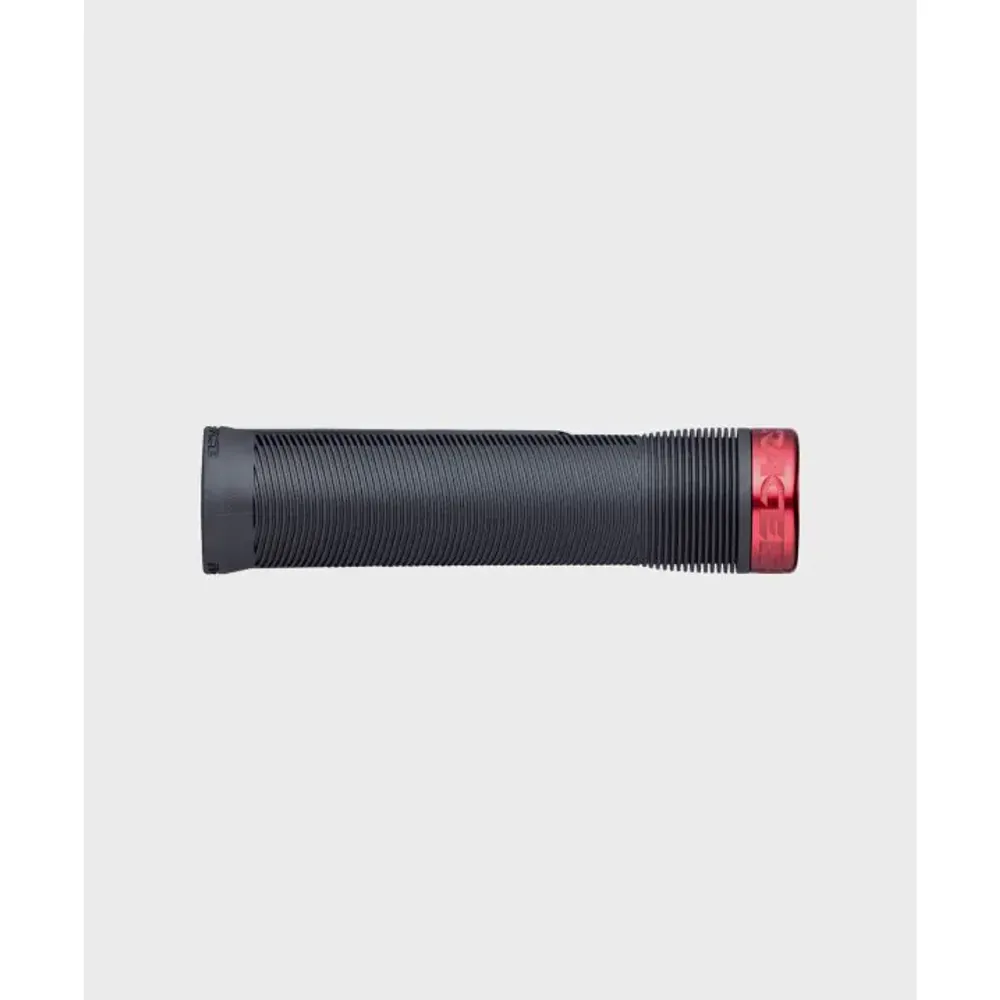 uPRISE Bikes Race Face Chester MTB Grips - Black/Red | Price match, 365 day return s, 18-Month Warranty, Finance Available & Free UK Delivery