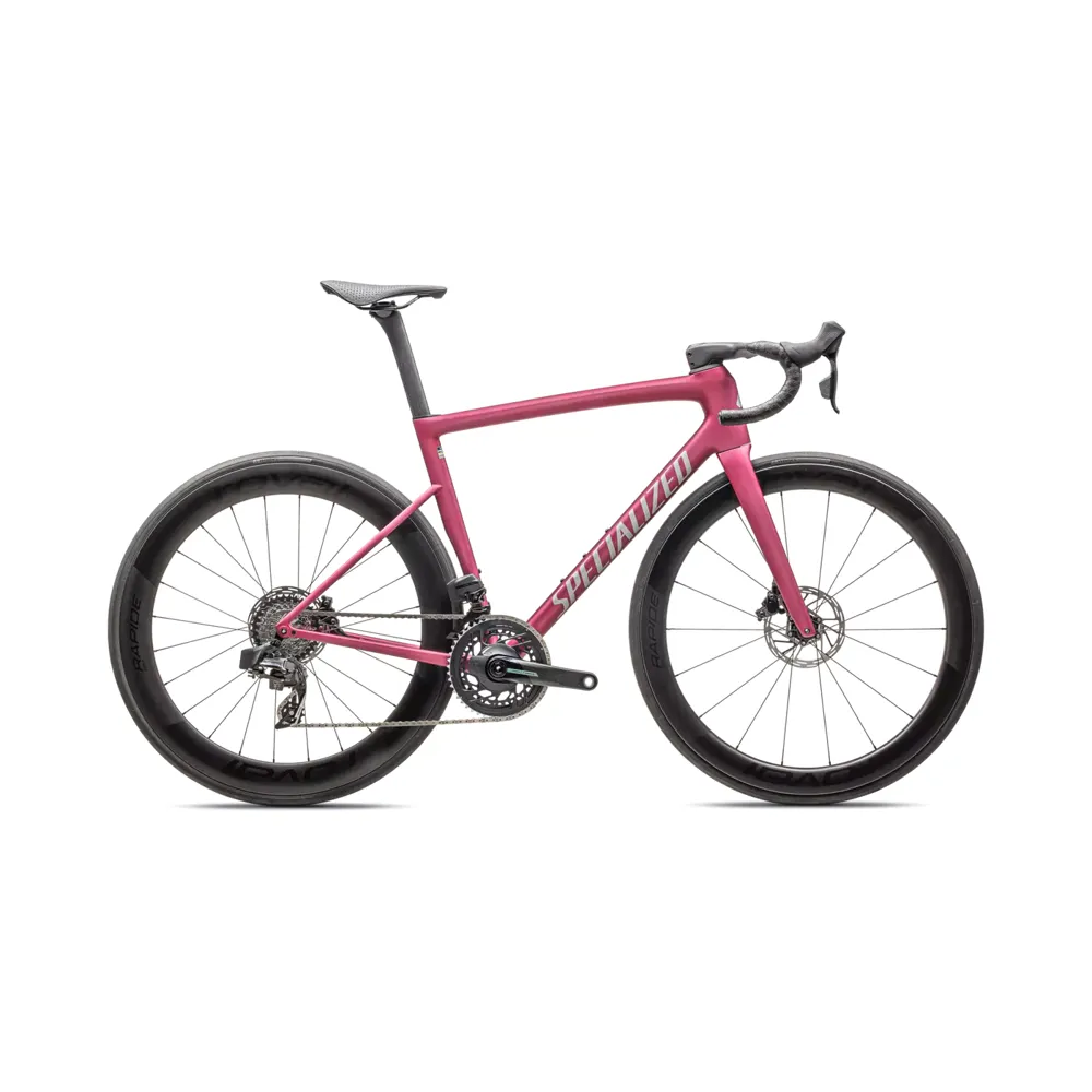 uPRISE Bikes Specialized Tarmac SL8 Pro SRAM Force eTap AXS 2025 Road Bike - Pink | Price match, 365 day return s, 18-Month Warranty, Finance Available & Free UK Delivery