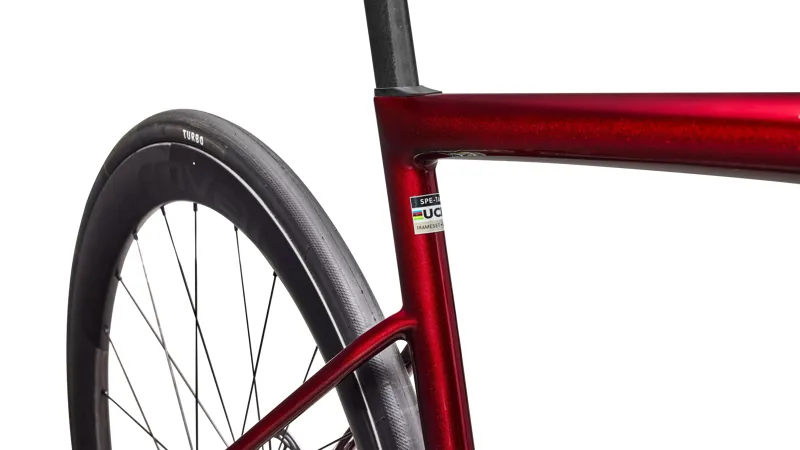 Specialized Tarmac SL8 Pro SRAM Force AXS 2026 Carbon Road Bike - Red Sky/Chrome-5