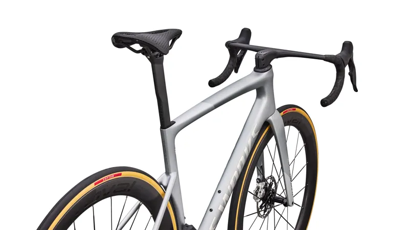 Specialized S-Works Tarmac SL9 AXS 2027 Carbon Road Bike - Silver Dust/Chrome-5