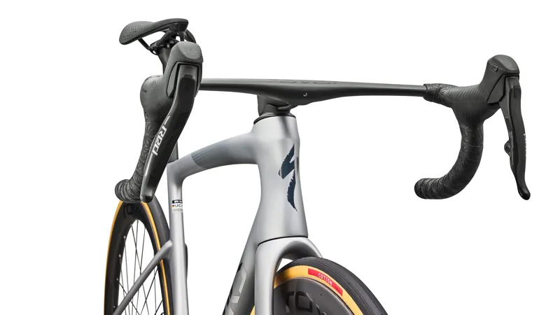 Specialized S-Works Tarmac SL9 AXS 2027 Carbon Road Bike - Silver Dust/Chrome-3