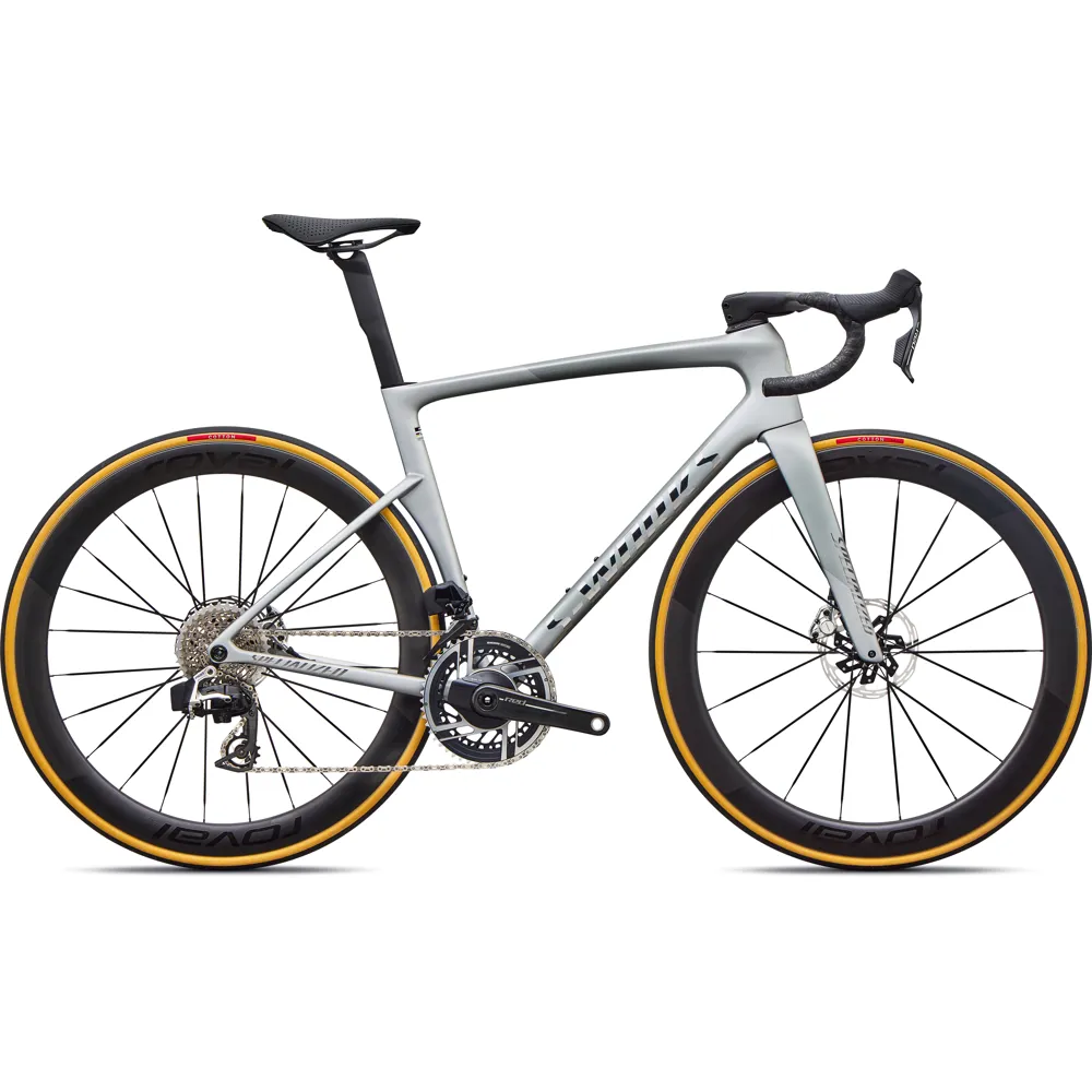 uPRISE Bikes Specialized S-Works Tarmac SL9 AXS 2027 Carbon Road Bike - Silver Dust/Chrome | Price match, 365 day returns, 18-Month Warranty, Finance Available & Free UK Delivery
