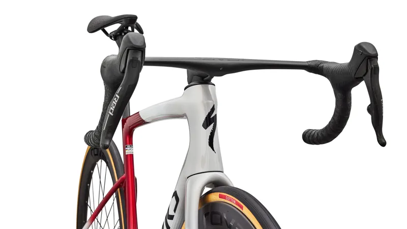 Specialized S-Works Tarmac SL9 AXS 2027 Carbon Road Bike - White Silver/Ruby-3