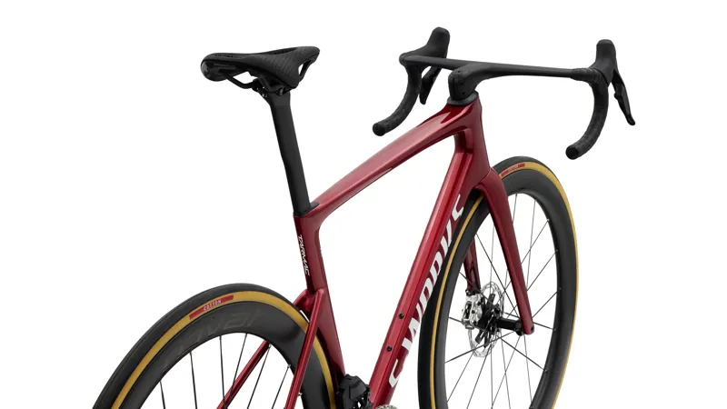 Specialized S-Works Tarmac SL9 AXS 2027 Carbon Road Bike - Ruby/White Silver-5