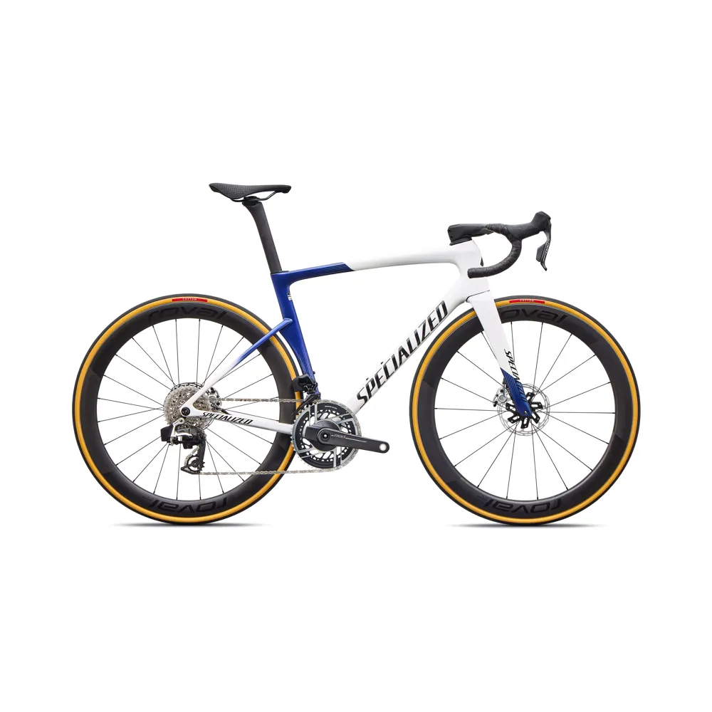 uPRISE Bikes Specialized Tarmac SL9 S-Level AXS 2027 Carbon Road Bike - White/Majesty Blue | Price match, 365 day returns, 18-Month Warranty, Finance Available & Free UK Delivery