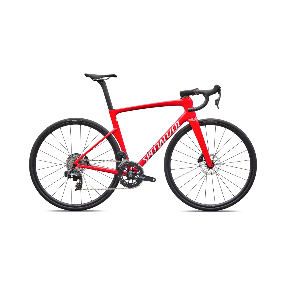 uPRISE Bikes Specialized Tarmac SL9 Comp AXS 2027 Carbon Road Bike - Vivid Red/White | Price match, 365 day returns, 18-Month Warranty, Finance Available & Free UK Delivery