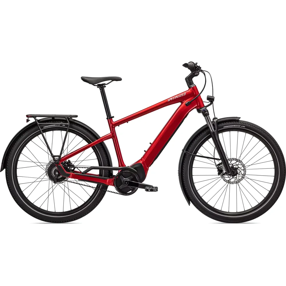 uPRISE Bikes Specialized Turbo Vado 3.0 IGH Electric Hybrid Bike - Red/Silver | Price match, 365 day return s, 18-Month Warranty, Finance Available & Free UK Delivery