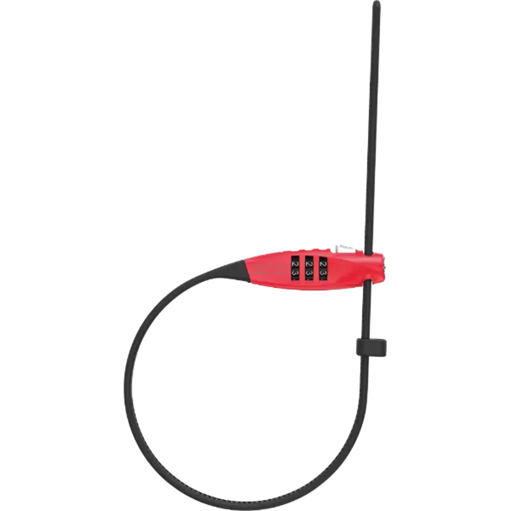 uPRISE Bikes Abus Combiflex TravelGuard Combination Lock - 45cm - Red | Price match, 365 day return s, 18-Month Warranty, Finance Available & Free UK Delivery