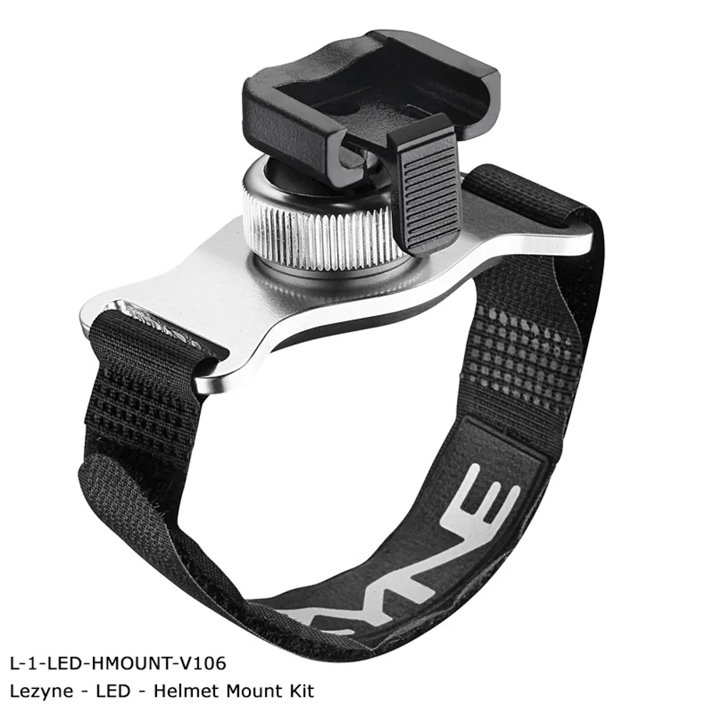uPRISE Bikes Lezyne LED Helmet Mount Kit - Alloy - XL/Mega | Price match, 365 day return s, 18-Month Warranty, Finance Available & Free UK Delivery