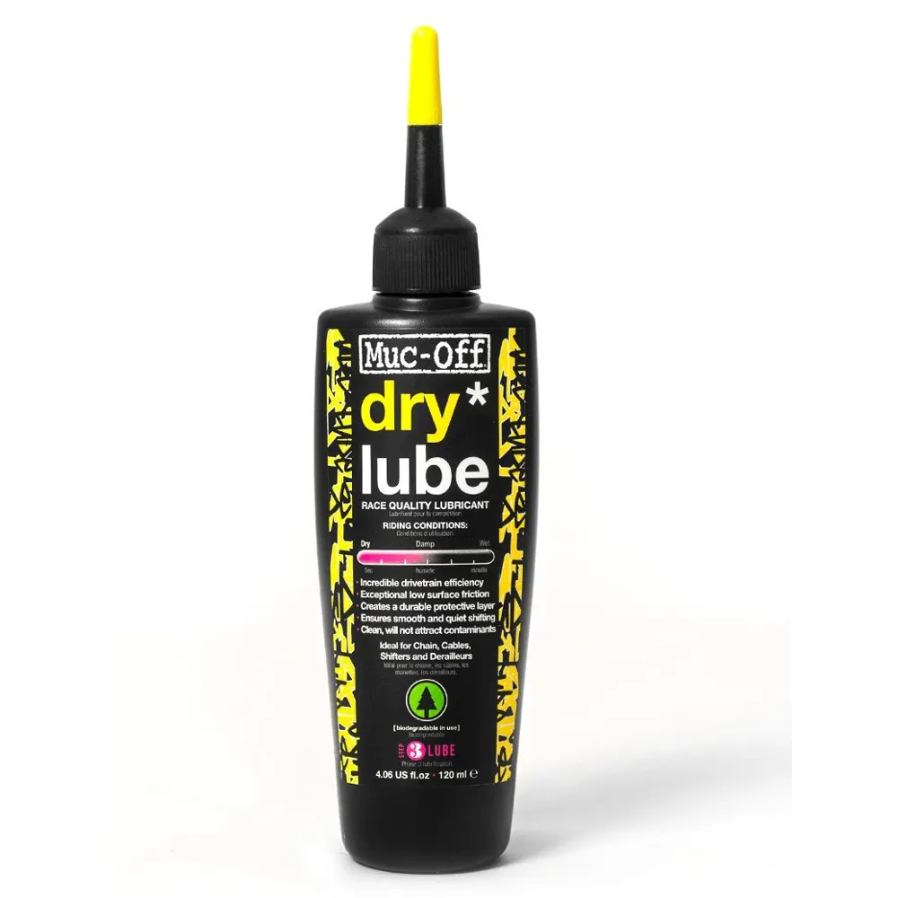 uPRISE Bikes Muc-Off Bio Dry Chain Lube 120ml | Price match, 365 day return s, 18-Month Warranty, Finance Available & Free UK Delivery